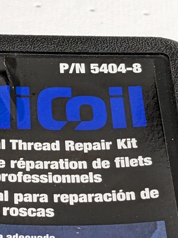 HELI-COIL Thread Repair Kit: Threaded Insert 5404-8 MISSING 1 MED. INSERT