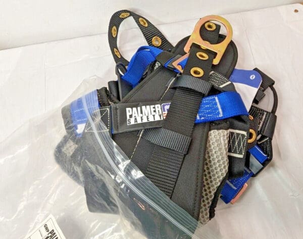 GWP Palmer Safety Blue Full Body Harness 5 Point Adjustment LARGE H222101123LG