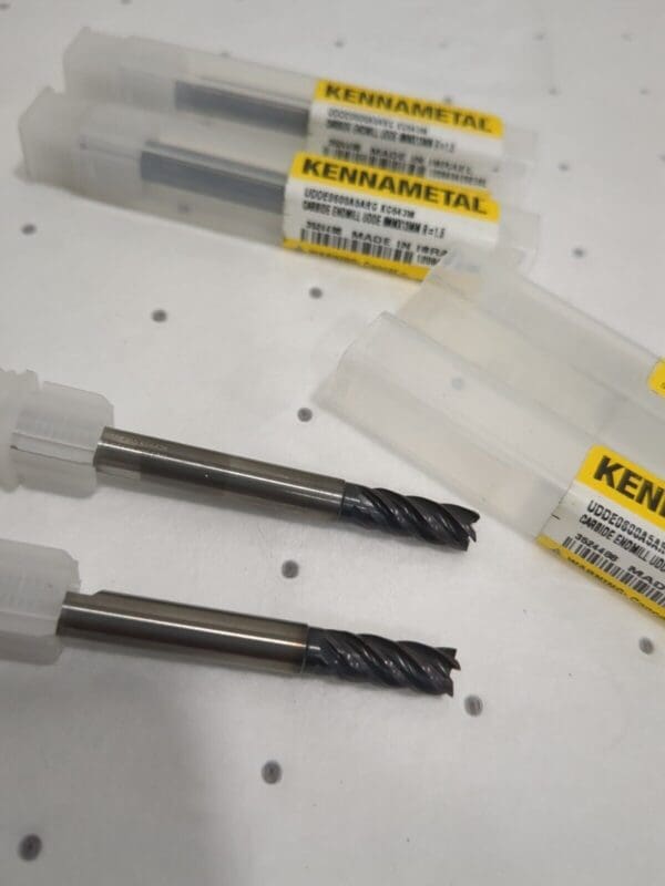 KENNAMETAL 4pc Corner Radius End Mill: 6 mm Dia 5 Fl Solid Carbide 3524488