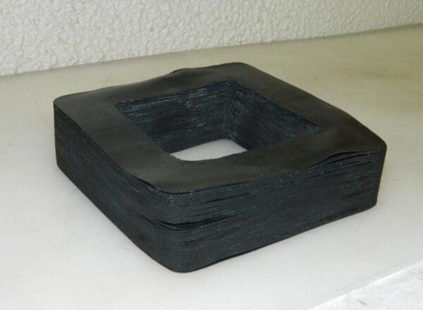 Pro Polyester Square Flexible Bellows 3 x 3" Inside Square 0.02" Thick 63415913