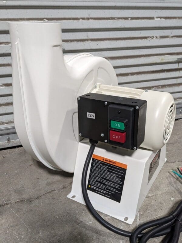 Jet Vortex Cone Portable Dust Collector 1200 CFM Max. 2 HP 230v DC1200