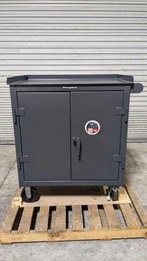 Strong Hold Heavy Duty Tool Storage Cart 5 Drawer 36 x 36 x 24 Steel Gray