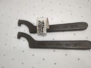 MARTIN TOOLS 2pk of 2-1/4" Capacity, Pin Spanner Wrenches 457