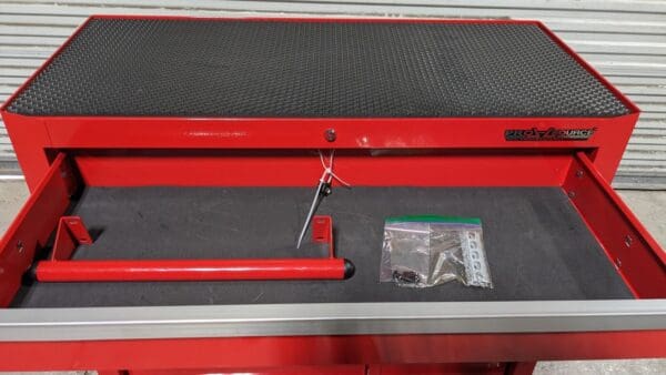 Pro Source Tool Box Roller Cabinet 13 Drawer 42" x 18" x 39" Steel Red