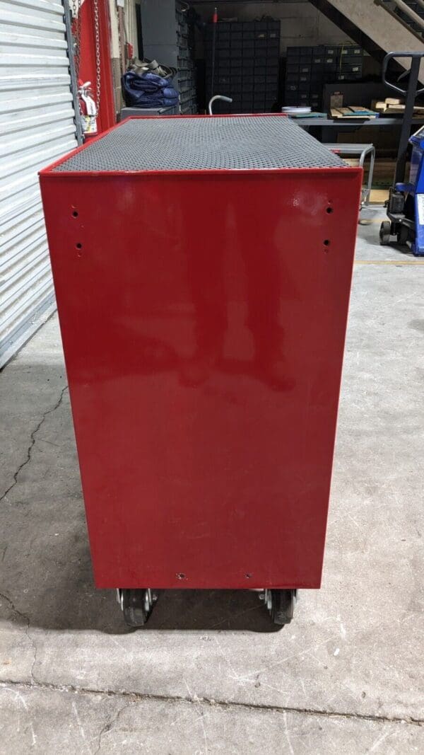 Pro Source Tool Box Roller Cabinet 13 Drawer 42" x 18" x 39" Steel Red