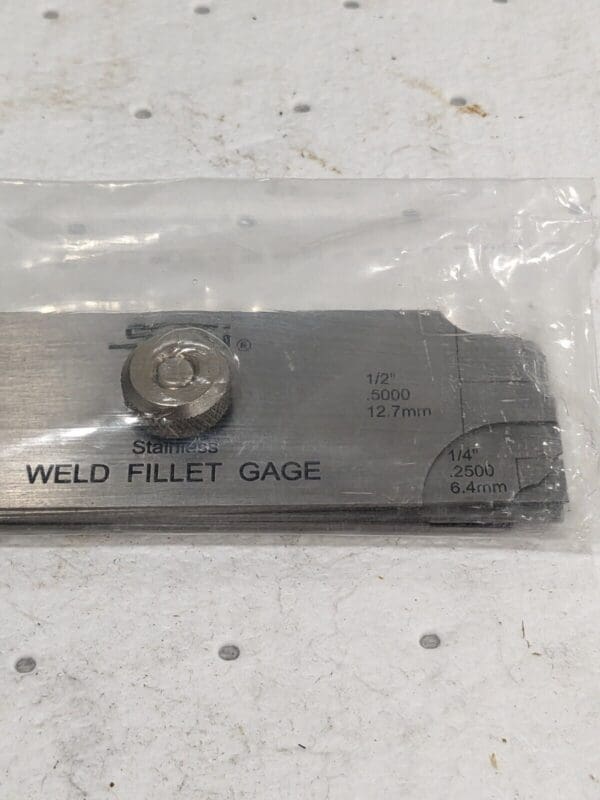 SPI 1/8 to 1 Inch 420 Stainless Steel Fillet Gage 14-170-5