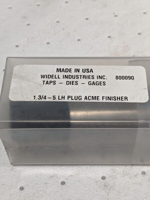 Widell Plug Acme Finisher 1-3/4-5 LH 800090