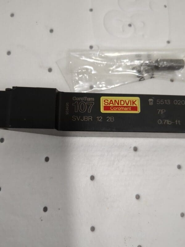 SANDVIK COROMANT Indexable Turning Toolholder SVJBR122B Screw 5751817