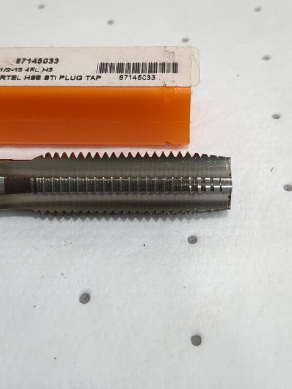 HERTEL Hand STI Tap 1/2-13 UNC H3 4 Fl Plug Chamfer K007092AS