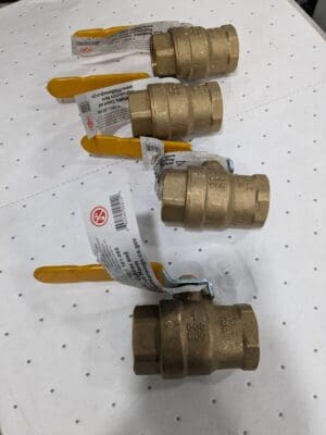 LEGEND VALVE 2-Way Manual Ball Valve: 1" Pipe, Full Port Qty 4 101-065