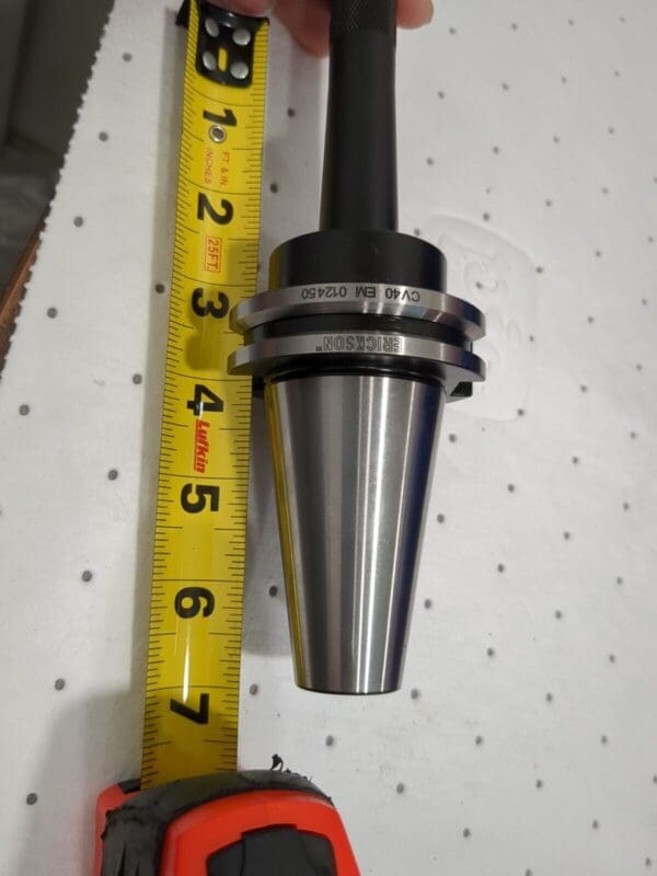 KENNAMETAL End Mill Holder: CAT40 Taper Shank, 1/8" Hole OAL 7" 1026405