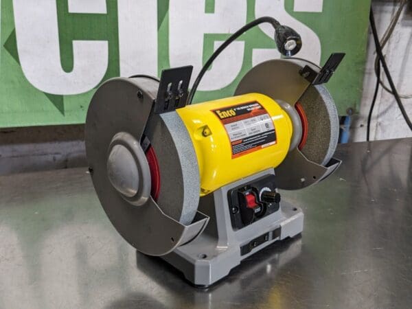 Enco 8" Variable Speed Bench Grinder 3400 RPM Max 3/4 HP 120V Damaged