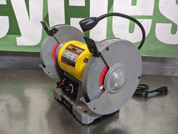 Enco 8" Variable Speed Bench Grinder 3400 RPM Max 3/4 HP 120V Damaged