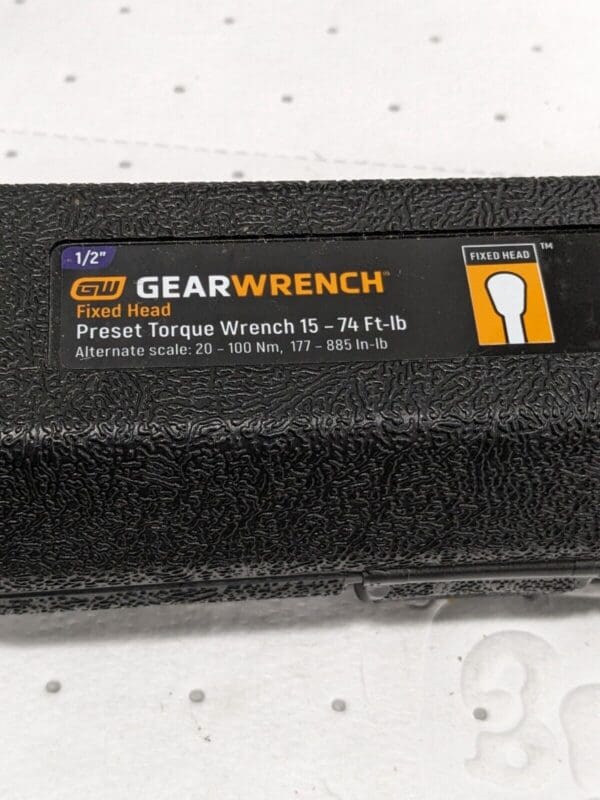 GEARWRENCH Torque Wrench: 1/2" Drive 15 to 100 Nm 85163