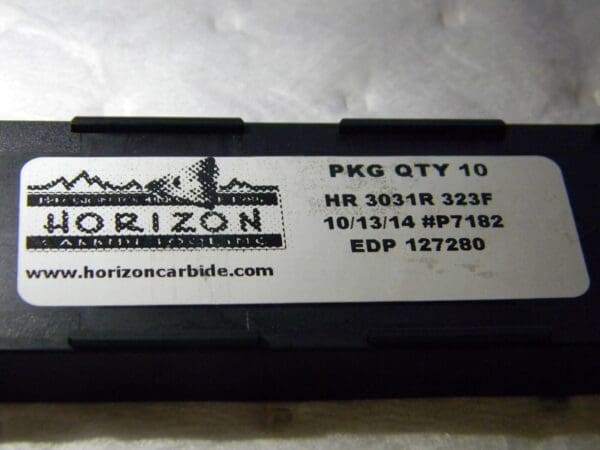 Horizon Right Hand Carbide Inserts HR 3031R Grade 323F box of 10 127280