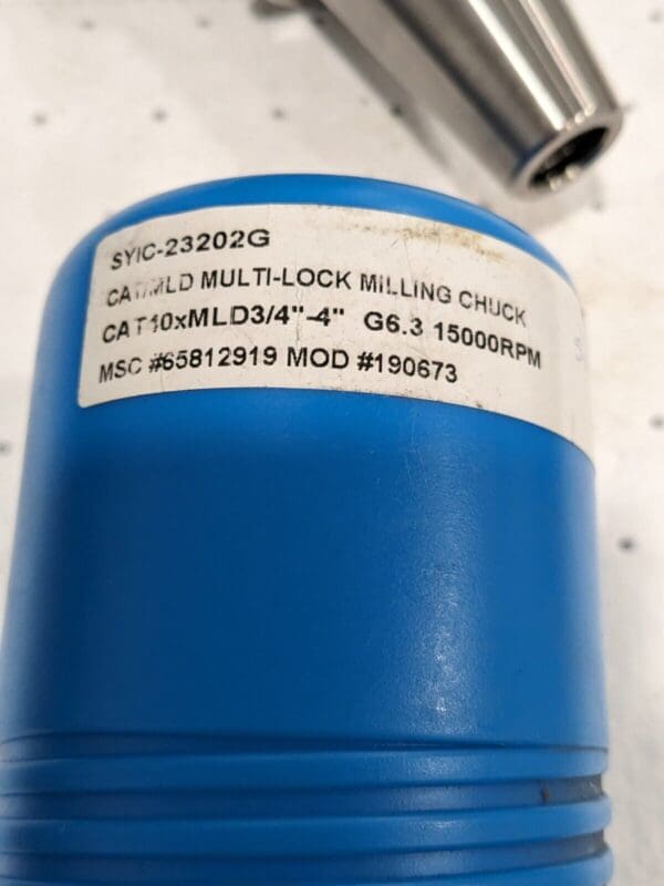 Techniks SYIC 23202G Cat 40 Multi-Lock Collet Chuck MLD 3/4''-4'' 190673