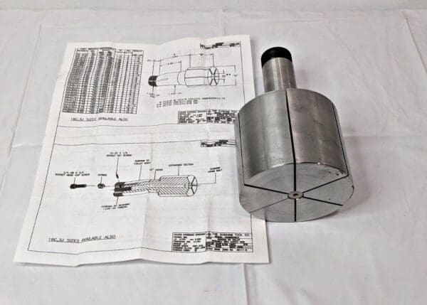 Dunham Tool 5C Expanding Collet 3-3/4" Head Dia x 3" Head Length D000-CC3730