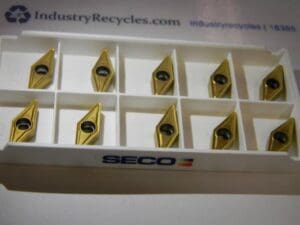 Seco Carbide Turning Inserts Grade TS2000 - 1 Box of 10 VNMG130408-M3