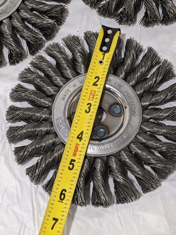 OSBORN Wheel Brush: 6" Wheel Dia, 5/8" Face Width Qty 5 0002609800