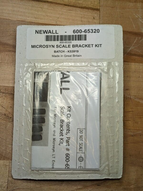 Newall DRO Scale Bracket Kit for Microsyn Encoders 600-65320