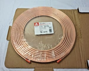 Mueller Indus Streamline 1/4" X 50 Ft Copper Refrigeration Tube 700 PSI D 04050P