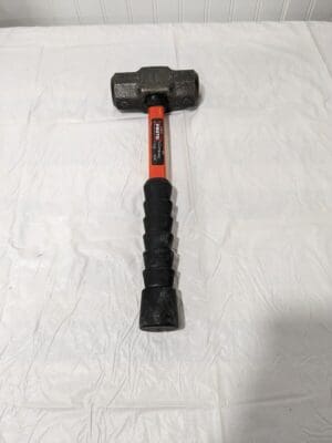 PROTO Sledge Hammer: 4 LB, Steel Head, Fiberglass Handle J1435G