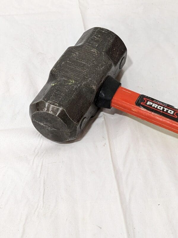 PROTO Sledge Hammer: 4 LB, Steel Head, Fiberglass Handle J1435G