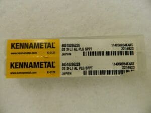 Kennametal Spiral Point Taps 2 Pack M3x0.50 Metric Coarse 3FL D3 HSS 2214823