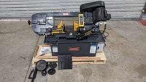 Dake Manual Horizontal Bandsaw 7 x 12 Capacity 4-Speed 3/4 HP 110v SE712