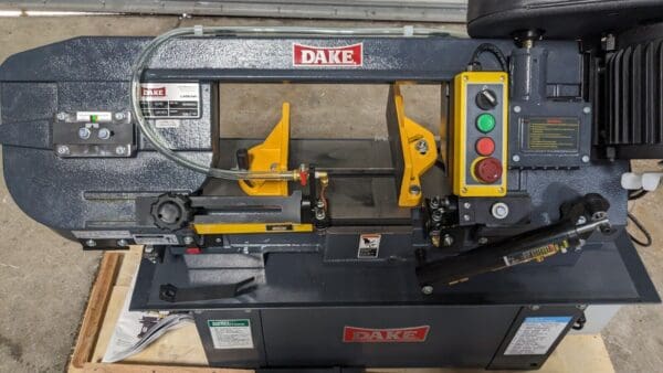 Dake Manual Horizontal Bandsaw 7 x 12 Capacity 4-Speed 3/4 HP 110v SE712