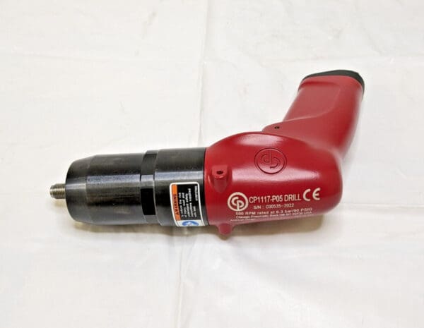 Chicago Pneumatic Pistol Grip Drill W/O KEYED CHUCK 500RPM CP1117P05 6151580240