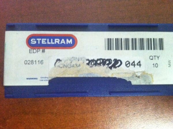 Stellram CNG434 CNGN120416 SA8204 Ceramic Turning Inserts Qty. 10