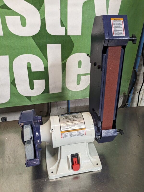 Palmgren Bench Grinder / Belt Sander 3450 RPM Max. 3/4 HP 120/240v DAMAGED