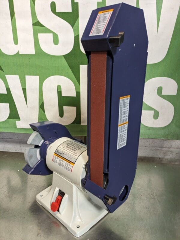 Palmgren Bench Grinder / Belt Sander 3450 RPM Max. 3/4 HP 120/240v DAMAGED