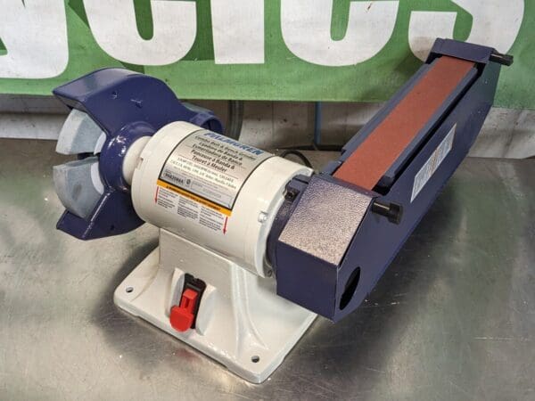 Palmgren Bench Grinder / Belt Sander 3450 RPM Max. 3/4 HP 120/240v DAMAGED