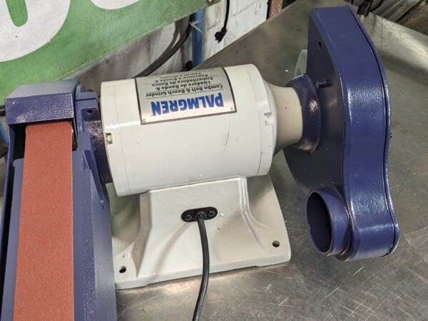 Palmgren Bench Grinder / Belt Sander 3450 RPM Max. 3/4 HP 120/240v DAMAGED