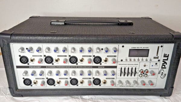 Pyle 8-Channel Powered Mixer Bluetooth Wireless Audio 800W PMX840BT PARTS/REPAIR