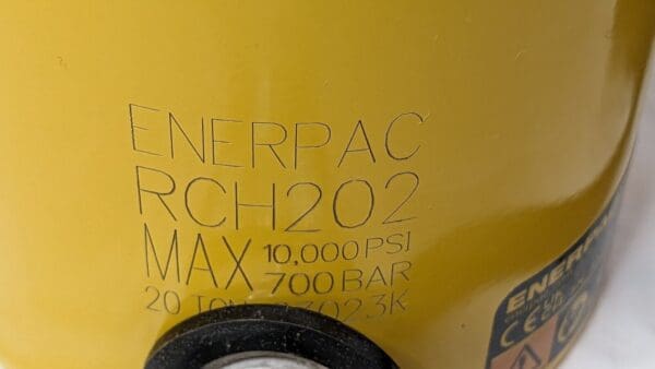 ENERPAC 20 Ton Hollow Plunger Hydraulic Cylinder Single-Acting RCH202