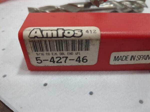 Amtos 2pk double end mill 9/16"X5/8" M-42 4FL 5-427-46