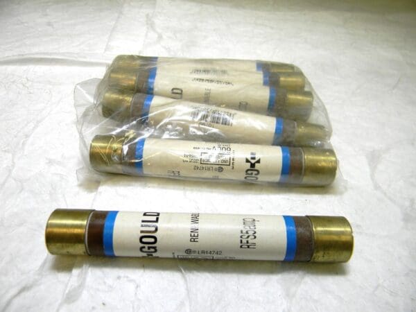 Ferraz Shamut Fast Acting Renewable Fuse 600V 5A ClassH13/16" x 5" Lot of 6 RFS5