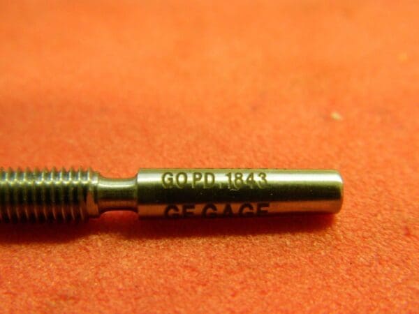 GF Gage Single 8-32 UNC Plug Thread Insert Go Gage #G551500