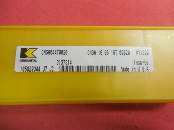 Kennametal Ceramic Inserts CNGA544T0820 KY1320 Qty. 5 #3137314