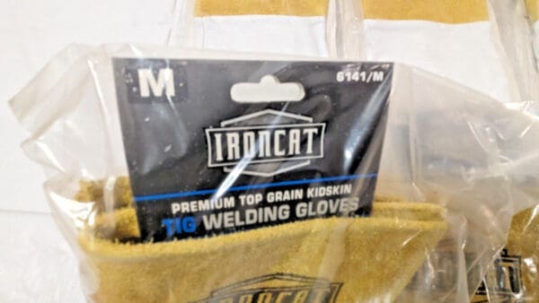 6 PAIRS IRONCAT TIG Welding Gloves Premium Top Grain Kidskin Medium 6141/M