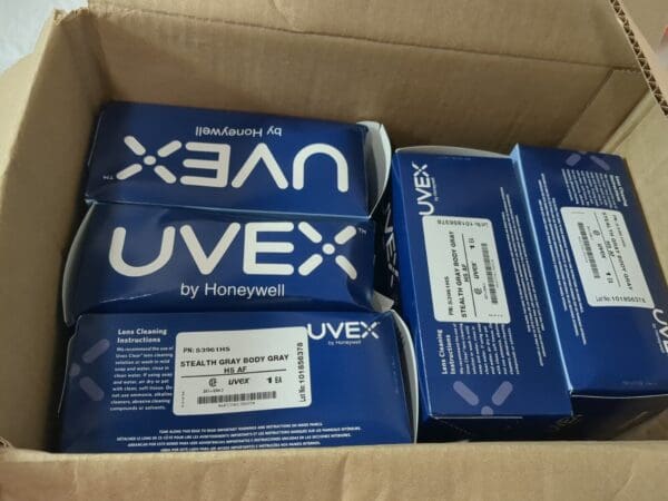 UVEX Safety Goggles 11pairs: Anti-Fog, Gray Polycarbonate Lenses S3961HS