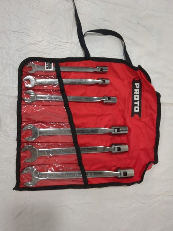 PROTO Flex Head Combination Wrench Set 6Pc incomplete set J1270A