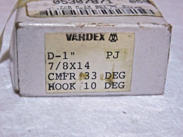 Vardex 2pk of ( Sets of 4 ) Thread Chasers 7/8" x 14 HSS 1" Head #05307871