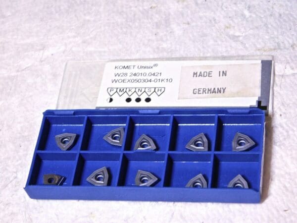 Komet Carbide Drilling Inserts W28 24010.0421 Grade-K10 Box of 10