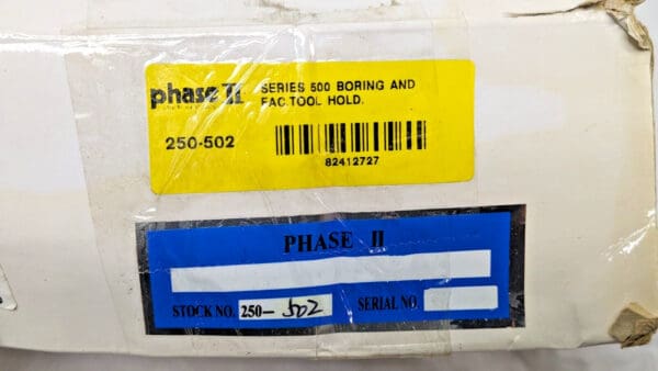 Phase II Boring, Turning & Facing Holder Series 500 250-502