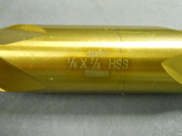 HSS Sq Dbl End Mill 7/8” Dia 1-7/8” LOC 7/8” Shak Dia 6-1/8”L 01724566