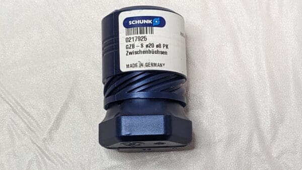 Schunk Hydraulic Chuck Sleeve 8 mm ID X 20 mm OD X 24 mm Head Dia 217925